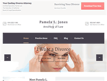 Tablet Screenshot of pamelaljones.com